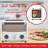 Mini Toaster Oven with Removable Non-Stick Griddle-111235123