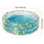 Piscine gonflable en plastique H 1,75 pi x l 4,92 pi iMounTEK