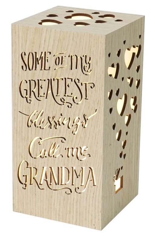 Veilleuse à DEL avec texte Grandma