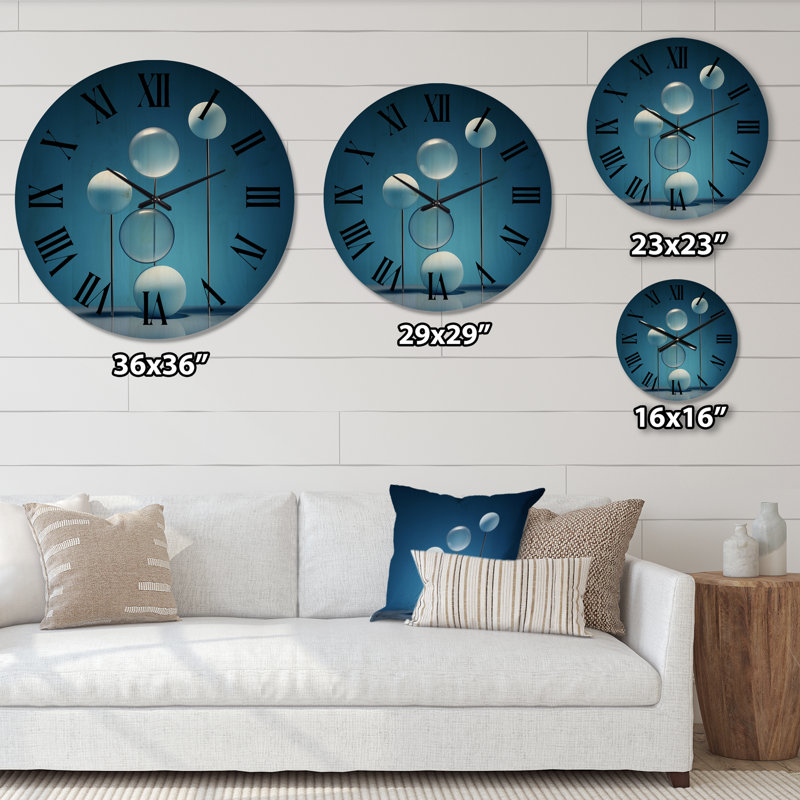 Horloge murale Serenity Sapphire, Moyenne