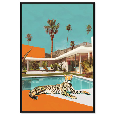 Art, art moderne, toile de tigre, guépard