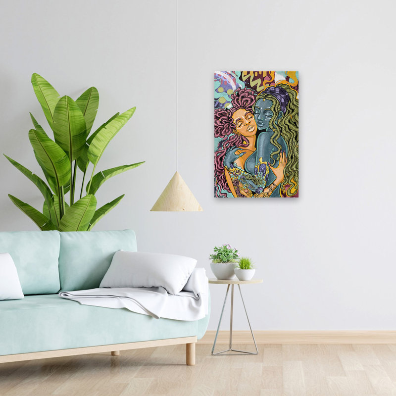 «Forever Original» - art figuratif multicultural, H 24 po x l 16 po