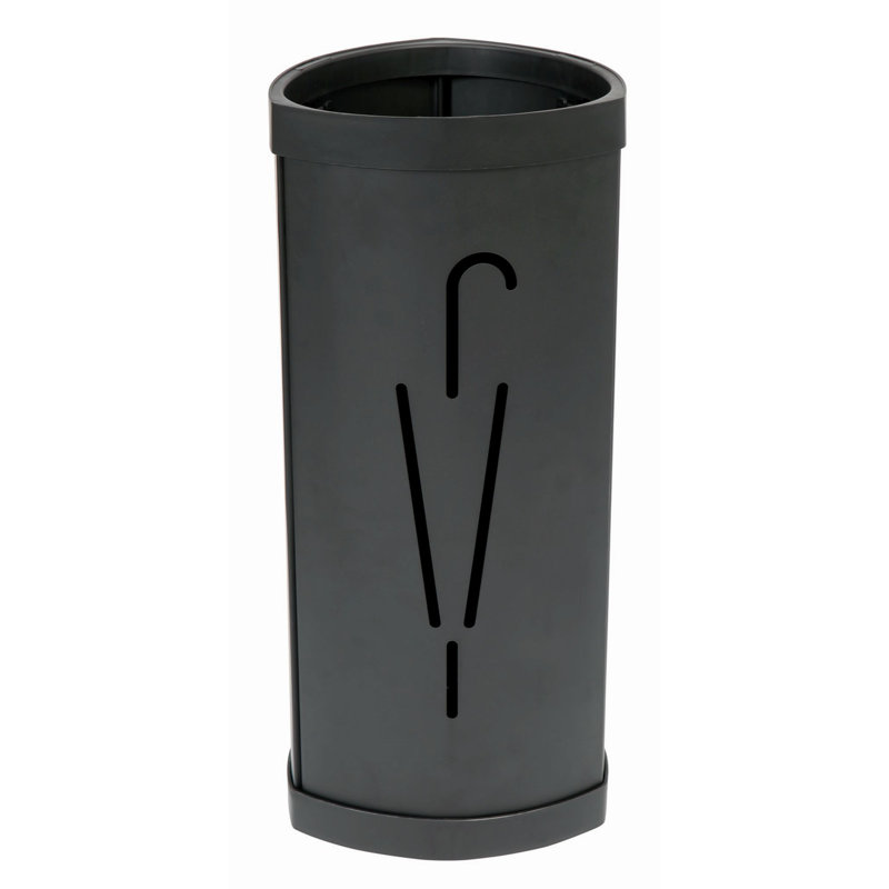 Abiha Metal Freestanding Umbrella Stand, Black