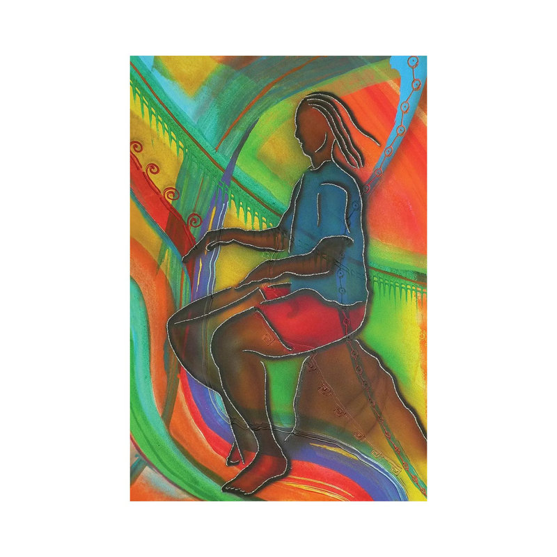 Bongo Man 1 Piece Wrapped Canvas Painting, 45.72cm H x 30.48cm W x 1.905cm D