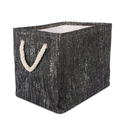 PAPER BIN LUREX RECTANGLE SMALL 11x10x9