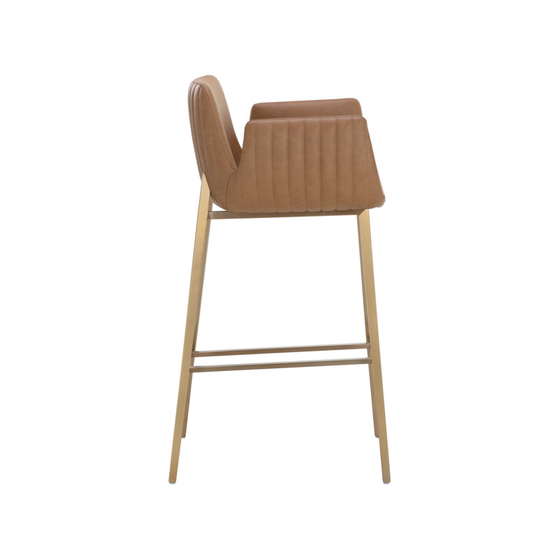 LUCANO COUNTER STOOL - BRAVO BLACK, Black, Bar Stool (30" Seat Height)
