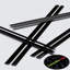4x Black 500 mm Acrylic / Polycarbonate Low Profile Flexible Living Hinges