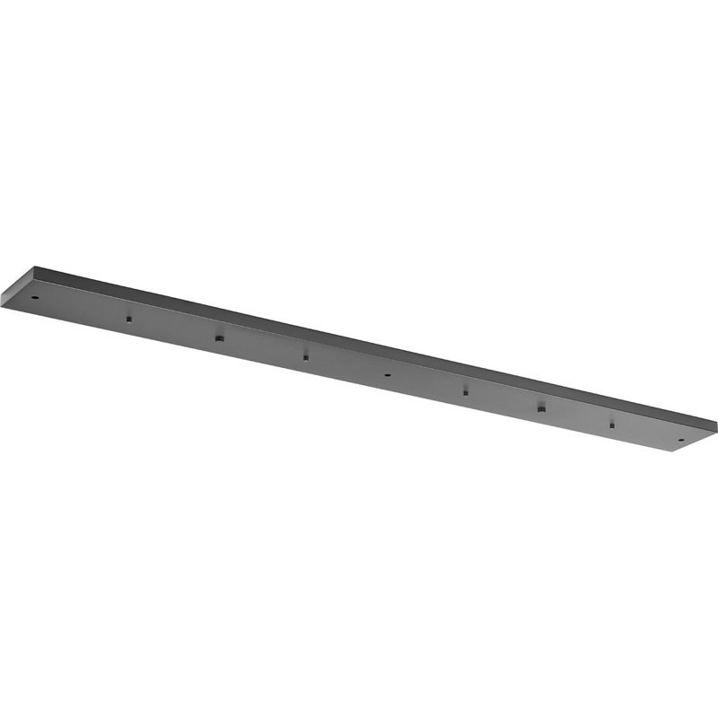 Auvent 5 lumières médaillon, Graphite