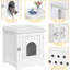 Engineered Wood Litter Box Enclosure