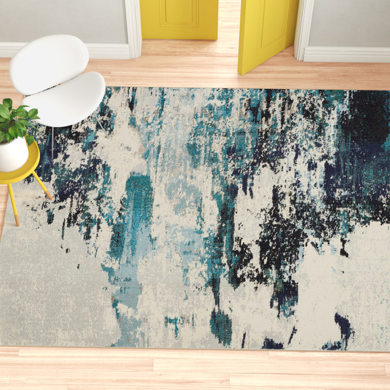Adrienn Abstract Indoor Rug, Rectangle 9' x 12'