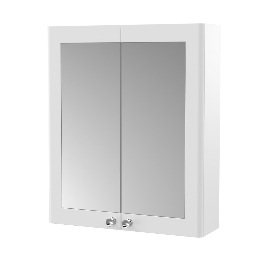 Classique 600mm W 715mm H Surface Framed Medicine Cabinet Mirror 1 Fixed