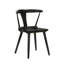 Ensemble de 2 chaises d'appoint de salle à manger en bois massif au design moderne pour une cuisine simple-1777753065