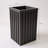 Square Grove Column Planter - Black-766357480