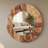 Larabee Glass Round Mirror