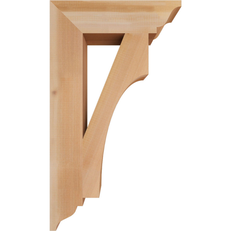 Support traditionnel Westlake, Cèdre rouge de l'Ouest, Lisse, H 28 po x l 3,5 po x P 16 po