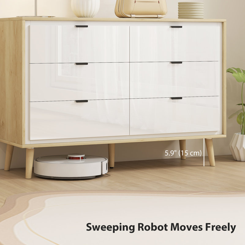 110 cm W Chest of 6 Drawers