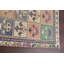 Tapis multicolore en laine noué à la main de 3 pi 11 po x 8 pi 5 po One-of-a-Kind