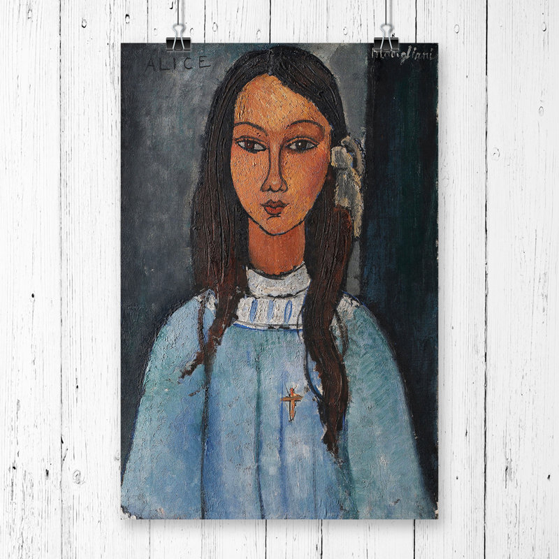 Amedeo Modigliani Alice - Frameless Print, 42 x 29.7cm