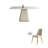 Modern Rectangular Rock Slab Dining Table Sets-102374627