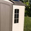 Lifetime 10 Ft. x 8 Ft. High-Density Polyethylene (Plastic) Outdoor Storage Shed with Steel-Reinforced Construction