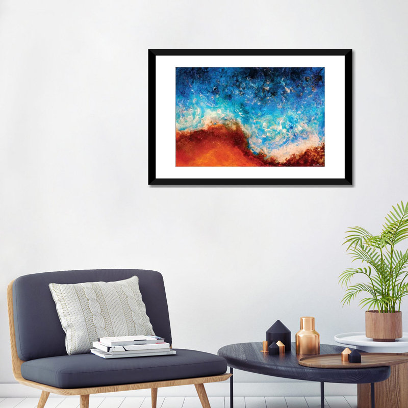 « intemporelle », reproduction d’art sur toile tendue, H 24 po x l 32 po x P 1 po, Papier beaux-arts encadré noir, Blanc
