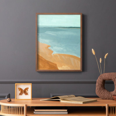 «Out on the Sandbar II», reproduction encadrée - bois massif