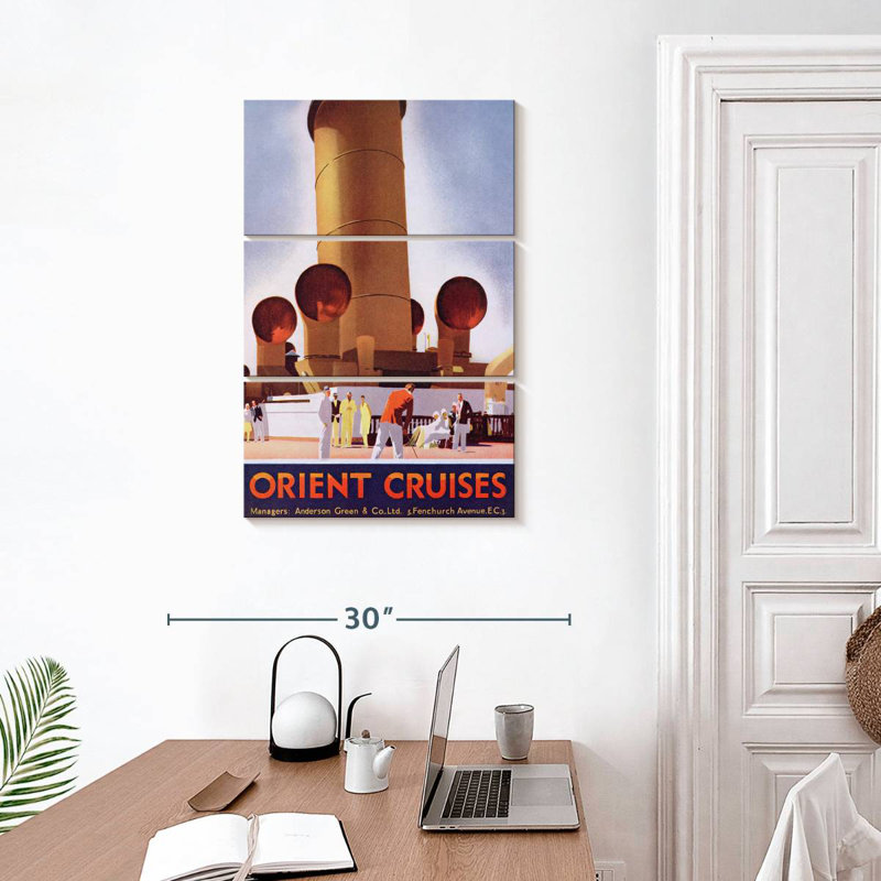 Mehar Orient Cruises, 32" H x 20" W