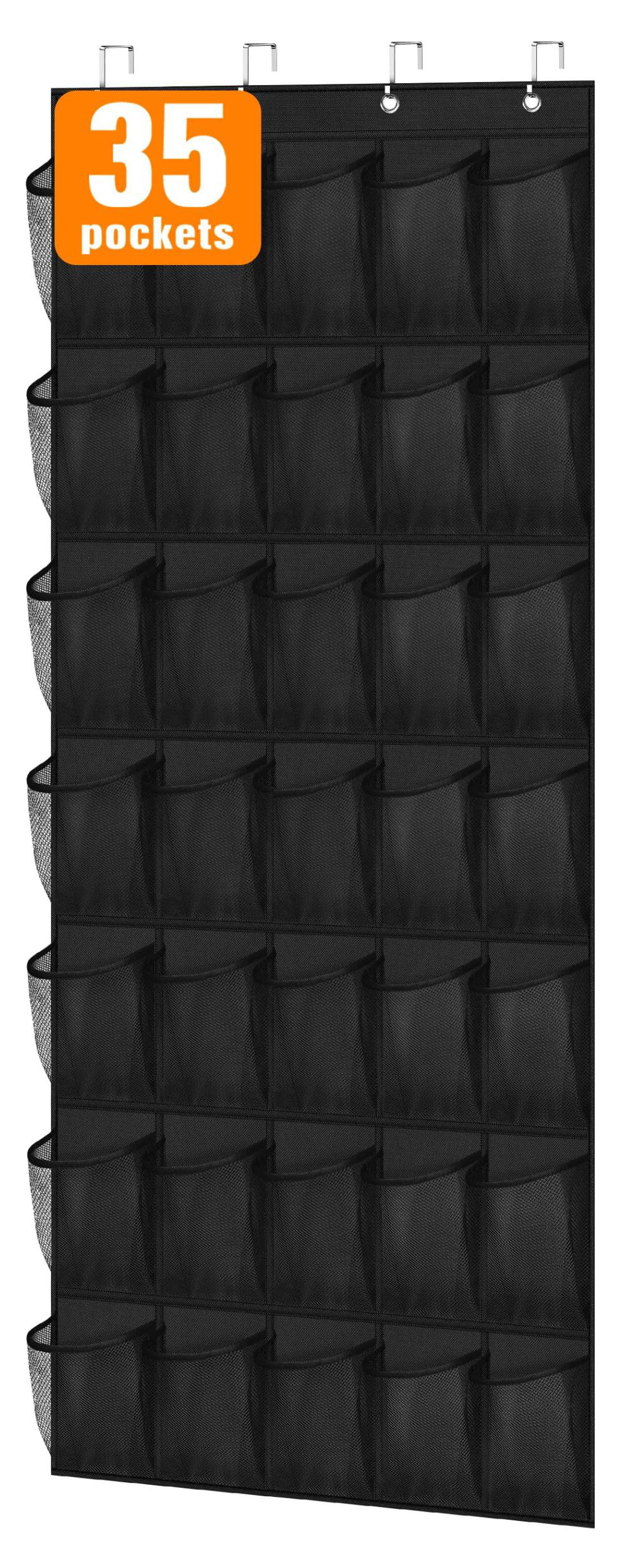 Misslo 3-Tier Long Shoe Rack Organizer for Closet Shoe Storage Floor Entryway Stackable Wide Shoe Shelf Holds 24 Pairs of Men Sneakers, Black, Women's