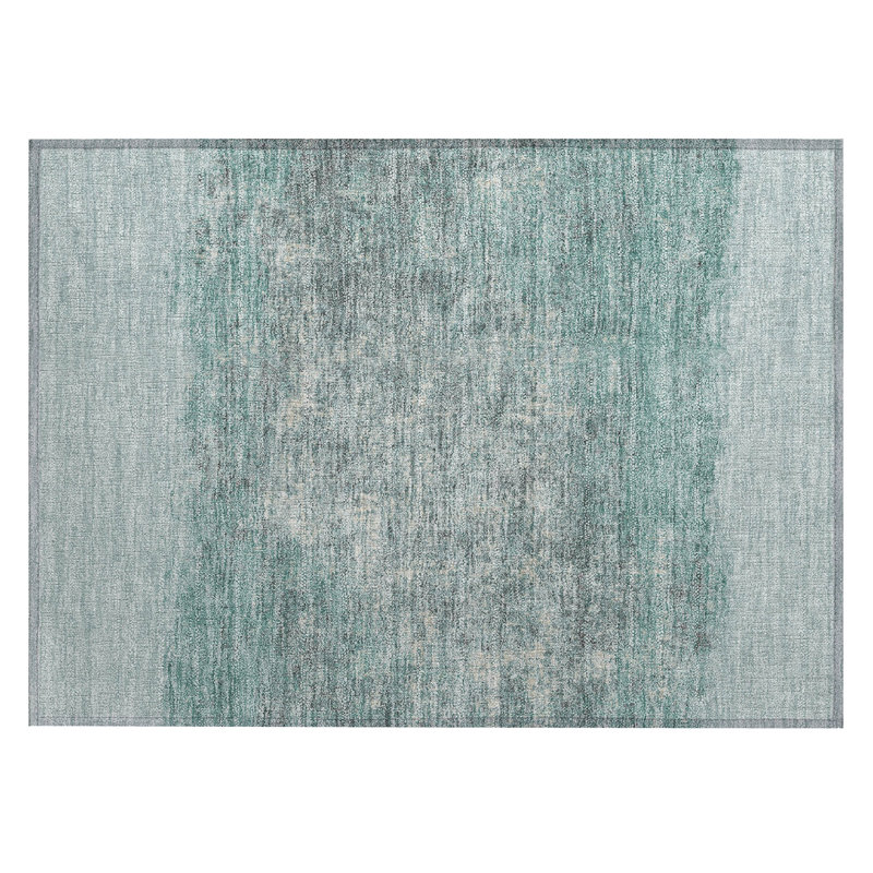 Machine Washable Indoor/Outdoor Eden ACN2214 Striped Rug, Rectangle 1'8" x 2'6"