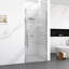 Porte de douche pivotante semi-sans cadre-127317934