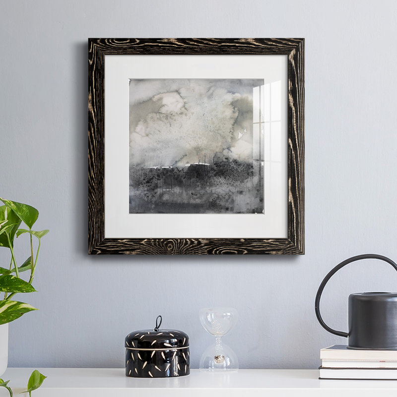 2759257 - Horizon salé II - reproduction encadrée de qualité supérieure - prête à être accrochée, Cadre noir