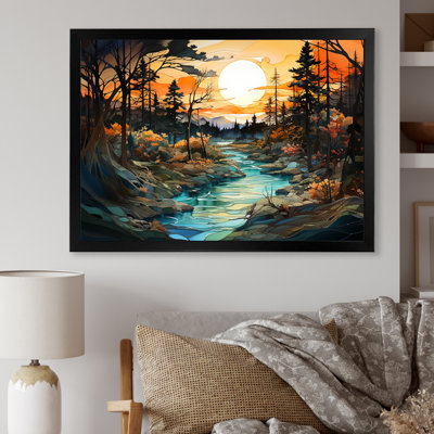 " Alcohol Ink River Harmony II "