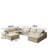 Kenda 8 - Piece Upholstered Linen Slipcovered Sectional-333863543