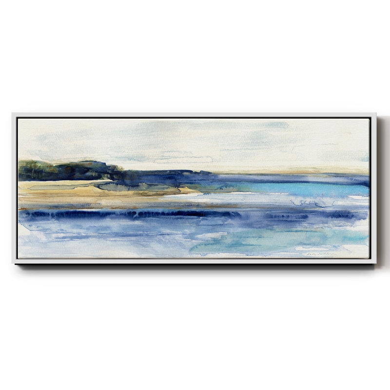 Indigo Bay- Framed Canvas