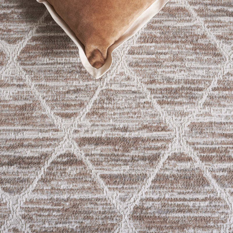 Rosalba Performance Geometric Rug, Round 6'7"