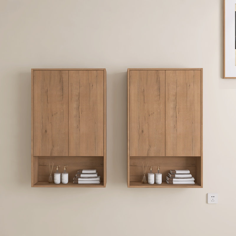 Bellmead 48"W Wall-Mounted Bathroom Cabinet, 37.38" H x 48" W x 5.8" D
