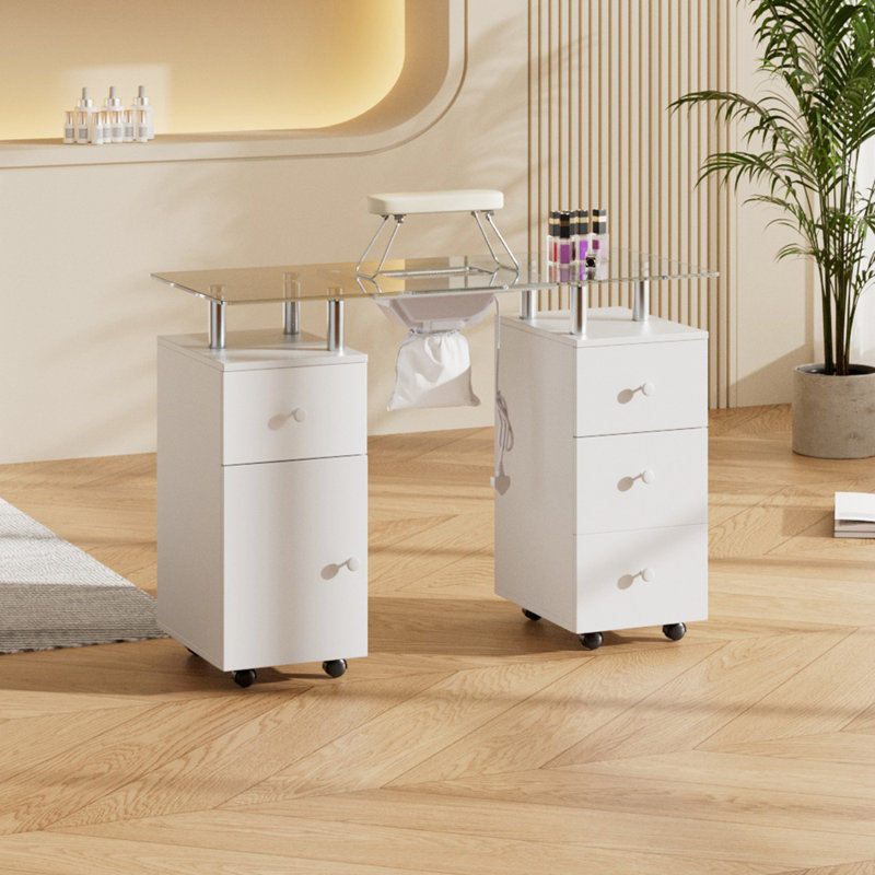 Wood Makeup Organizer