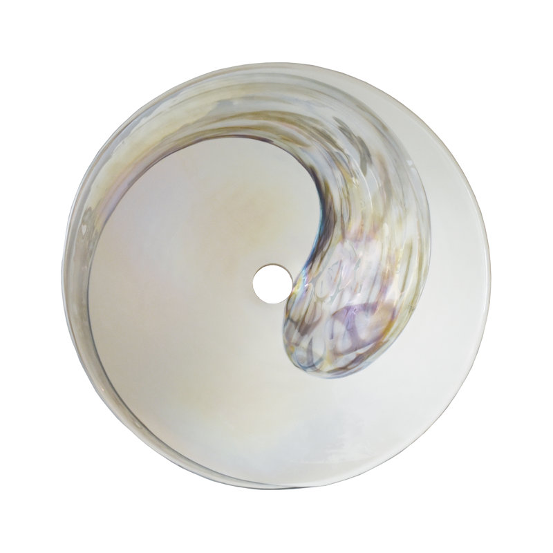 Murano Glass Handmade Circular Vessel Bathroom Sink