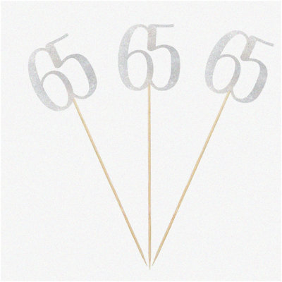 33rd Birthday Glitter Number Centerpiece Kit