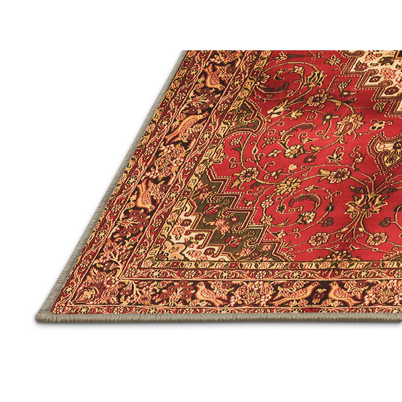 Minshew Performance Oriental Indoor Rug, Rectangle 4' x 6'