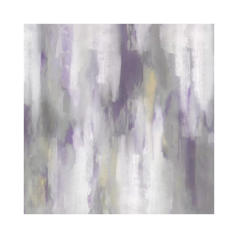 Amethyst Perspective IV by Carey Spencer - Wrapped Canvas Painting, 30.48 cm H x 30.48 cm W