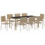 9 Piece Garden Dining Set Poly Rattan-1887602009