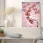 Art mural sur toile Cherry Blossom Branch Over Rippling Water-434739931