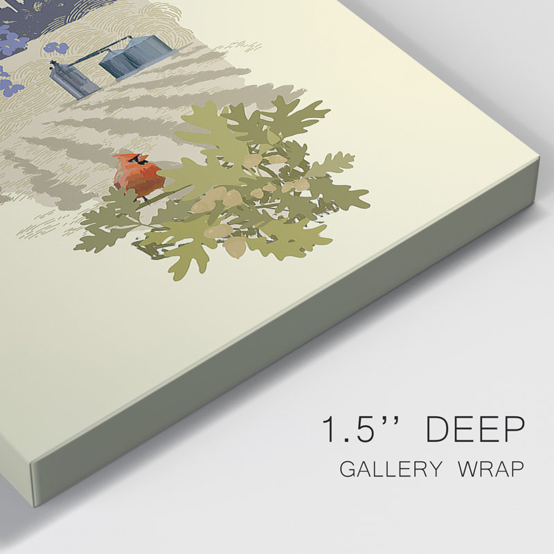 Illustrated State-Illinois - ensemble de 3 impressions sur toile tendue, null