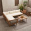 Ensemble modulaire de sièges de patio avec coussins et table-133254232
