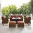 7 - Person Patio Conversation Set with Cushions