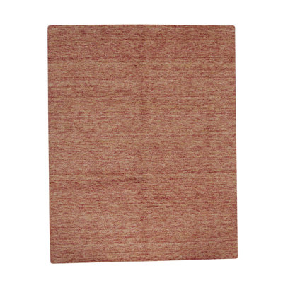 Hand-Knotted High-Quality Rust Area Rug