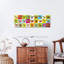 Fruits et légumes, tableau alphabétique sur toile-882983763