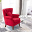 74.93Cm Wide Tufted Wingback Chair-502174677