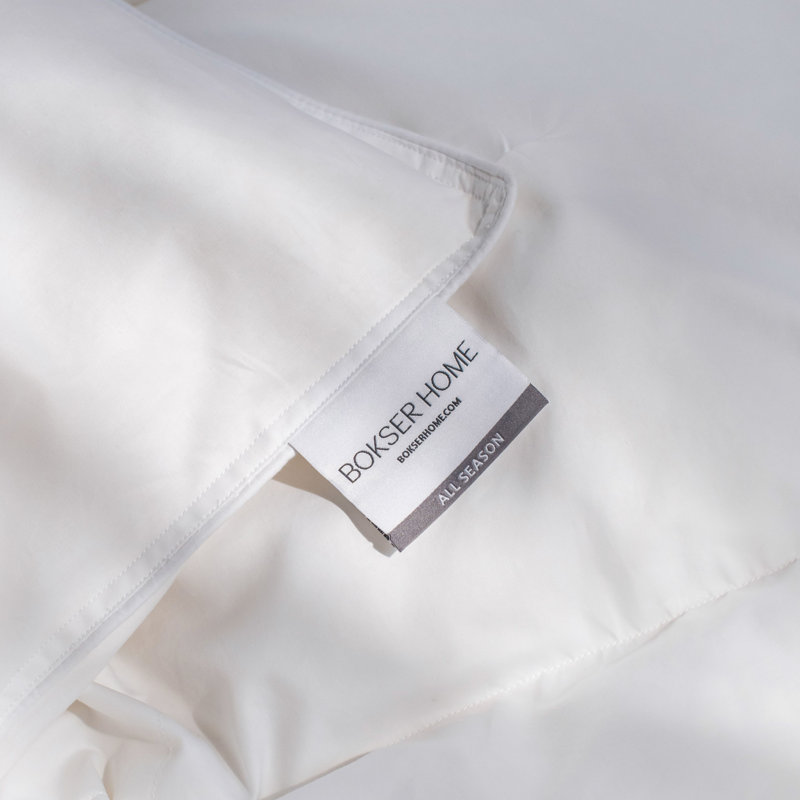Full White Cotton Duck Down Duvet Comforter Insert